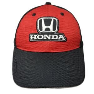 Honda Logo Patch Strapback Hat Multicolor One Size Adjustable Outdoor